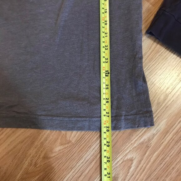 Boston Bruins Shirt Long Sleeve Raglan T-Shirt Mens Brn Medium 80s Retro Style - Picture 4 of 5